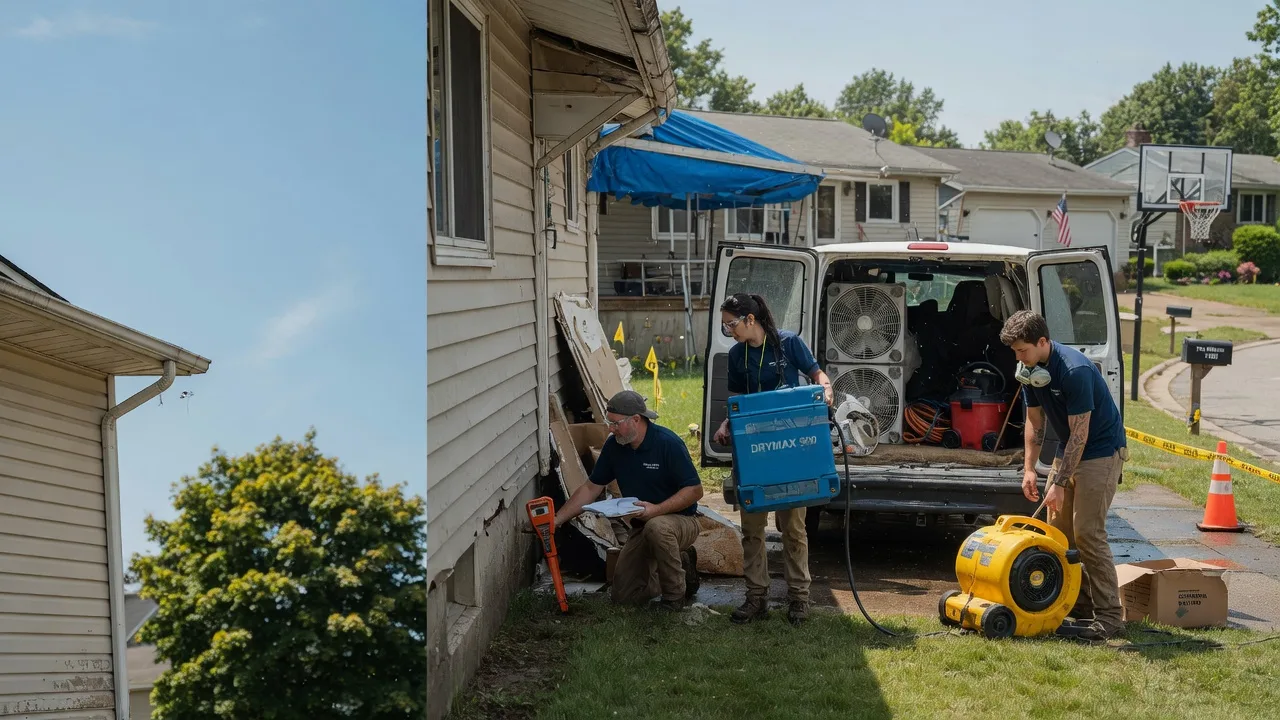 Ceiling Leak Cleanup in Lakeland, MI near me