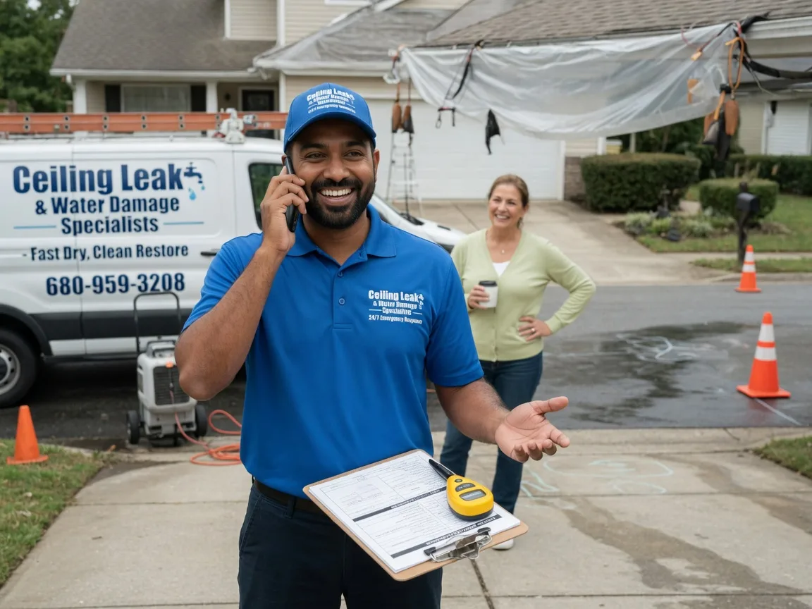 Ceiling Leak Cleanup Lakeland, MI FAQs